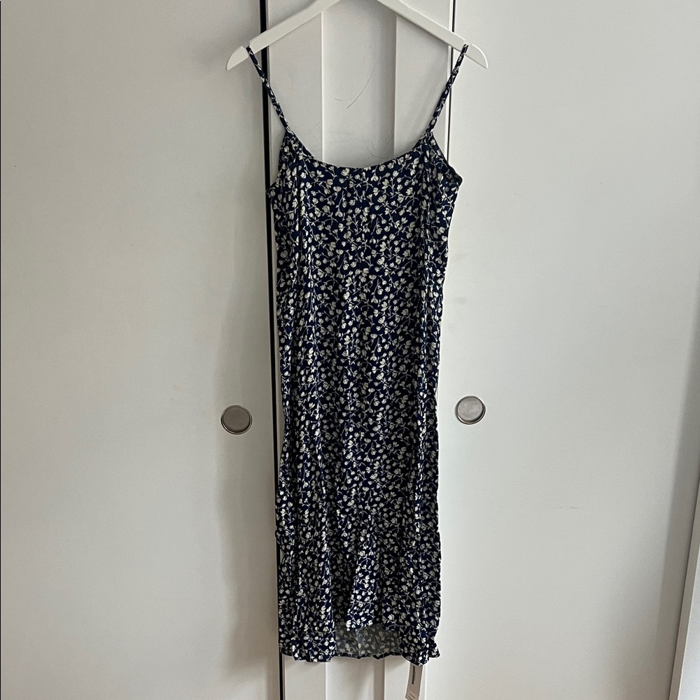 Reformation Midnight Blue Floral Maxi Dress - Picture 4 of 5